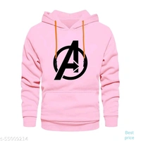 FASHION AND YOUTH Stylish Unisex  Avenger Design Printed Hooded Hoodies | Pullover Sweatshirts for Men Name: FASHION AND YOUTH Stylish Unisex  Avenger Design Printed Hooded Hoodies | Pullover Sweatshirts for Men Fabric - Black, Xl