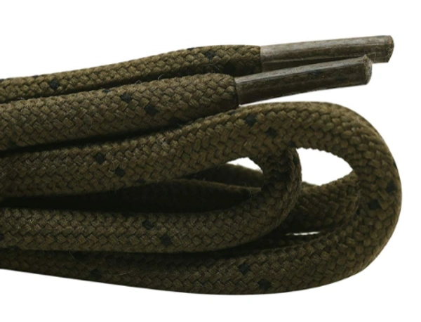 GRAH SANGRAH® (2 Pair) Shoelaces for Hiking Shoes, Outdoor Walking Sneakers, Outdoor Hiking, Climbing, Basketball, Work Boot, Running , Sport Shoes - 120 cm, Olive
