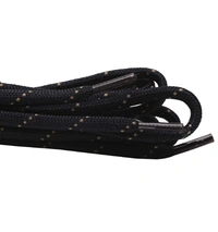 GRAH SANGRAH® (2 Pair) Shoelaces for Hiking Shoes, Outdoor Walking Sneakers, Outdoor Hiking, Climbing, Basketball, Work Boot, Running , Sport Shoes - 120 cm, Black