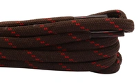 GRAH SANGRAH® (2 Pair) Shoelaces for Hiking Shoes, Outdoor Walking Sneakers, Outdoor Hiking, Climbing, Basketball, Work Boot, Running , Sport Shoes - 120 cm, Dark Brown
