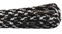 GRAH SANGRAH® (2 Pair) Shoelaces for Hiking Shoes, Outdoor Walking Sneakers, Outdoor Hiking, Climbing, Basketball, Work Boot, Running , Sport Shoes - 120 cm, BLK -WHIT