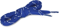 GRAH SANGRAH® (2 Pair) Fashion Flat Shoelaces For Athletic Casual Outdoor Hiking Sports Shoes Double Color Twill - 120 CM, Blue White