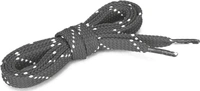 GRAH SANGRAH® (2 Pair) Fashion Flat Shoelaces For Athletic Casual Outdoor Hiking Sports Shoes Double Color Twill - 120 CM, Grey White
