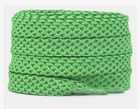 GRAH SANGRAH® (2 Pair) Reflevtive Flat Shoelaces For Unisex Casual Outdoor Hiking Sports Shoes - 120 Cm, Green