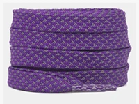 GRAH SANGRAH® (2 Pair) Reflevtive Flat Shoelaces For Unisex Casual Outdoor Hiking Sports Shoes - 120 Cm, Purple