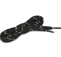 Grah Sangrah  GRAH SANGRAH® (2 Pair) Flat Unisex Shoelaces Double Color Twill - Black White, 120 Cm