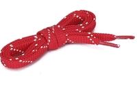 Grah Sangrah  GRAH SANGRAH® (2 Pair) Flat Unisex Shoelaces Double Color Twill - Red White, 120 Cm