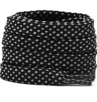 Grah Sangrah  GRAH SANGRAH® (2 Pair Flat Unisex Shoelaces for GYM, Sport, Running Casual Dots Colorful Twill Shoelaces - Black, 120 Cm