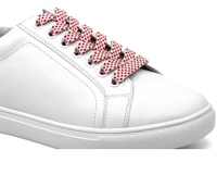 Grah Sangrah  GRAH SANGRAH® (2 Pair Flat Unisex Shoelaces for GYM, Sport, Running Casual Dots Colorful Twill Shoelaces - 120 Cm, Red