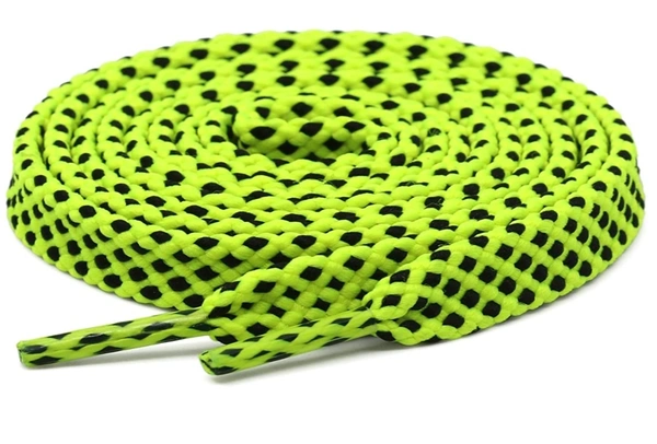 Grah Sangrah  GRAH SANGRAH® (2 Pair Flat Unisex Shoelaces for GYM, Sport, Running Casual Dots Colorful Twill Shoelaces - Harlequin, 120 Cm