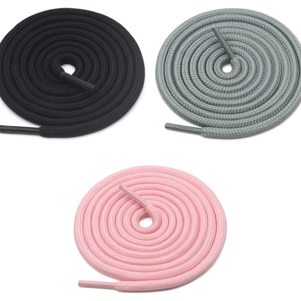 Grah Sangrah  GRAH SANGRAH® 3 Pair (1 Pair Per Single Color) Shoes laces Athletic Shoelaces for Sport, Running Casual Shoes Shoe Strings - 120 Cm