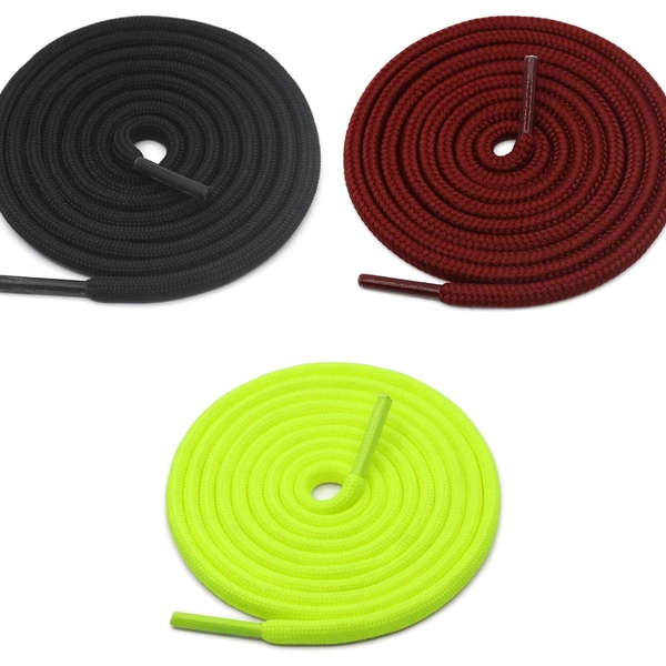 Grah Sangrah  GRAH SANGRAH® 3 Pair (1 Pair Per Single Color) Shoes laces Athletic Shoelaces for Sport, Running Casual Shoes Shoe Strings - 120 Cm