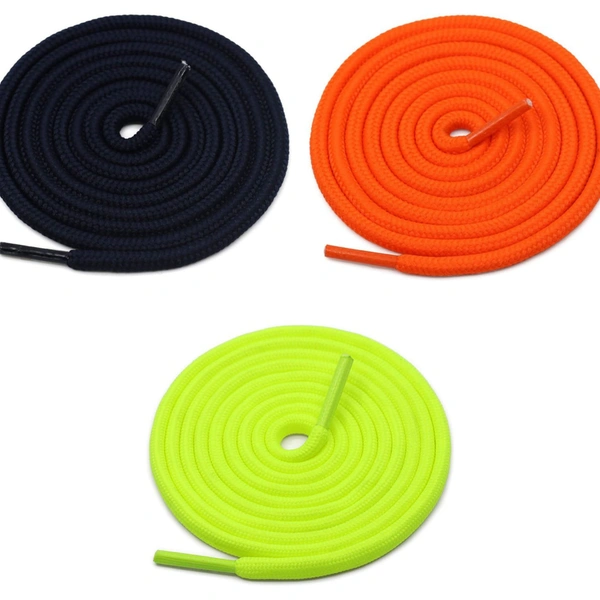 Grah Sangrah  GRAH SANGRAH® 3 Pair (1 Pair Per Single Color) Shoes laces Athletic Shoelaces for Sport, Running Casual Shoes Shoe Strings - 120 Cm