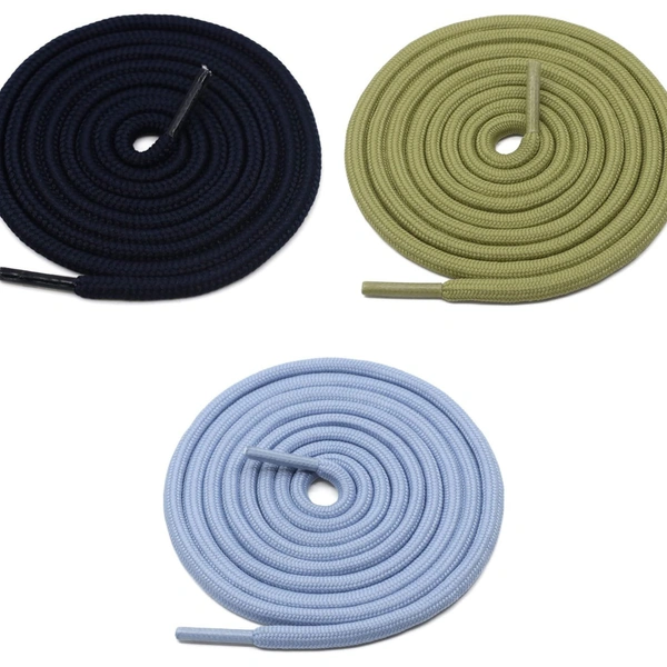 Grah Sangrah  GRAH SANGRAH® 3 Pair (1 Pair Per Single Color) Shoes laces Athletic Shoelaces for Sport, Running Casual Shoes Shoe Strings - 120 Cm