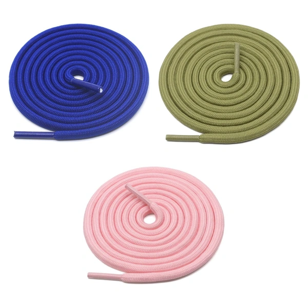 Grah Sangrah  GRAH SANGRAH® 3 Pair (1 Pair Per Single Color) Shoes laces Athletic Shoelaces for Sport, Running Casual Shoes Shoe Strings - 120 Cm