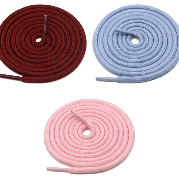 Grah Sangrah  GRAH SANGRAH® 3 Pair (1 Pair Per Single Color) Shoes laces Athletic Shoelaces for Sport, Running Casual Shoes Shoe Strings - 120 Cm