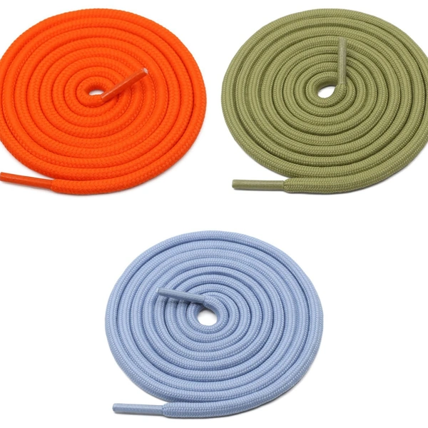 Grah Sangrah  GRAH SANGRAH® 3 Pair (1 Pair Per Single Color) Shoes laces Athletic Shoelaces for Sport, Running Casual Shoes Shoe Strings - 120 Cm