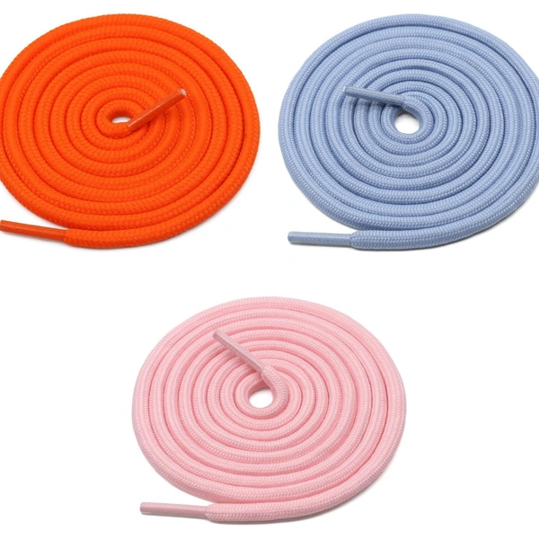 Grah Sangrah  GRAH SANGRAH® 3 Pair (1 Pair Per Single Color) Shoes laces Athletic Shoelaces for Sport, Running Casual Shoes Shoe Strings - 120 Cm
