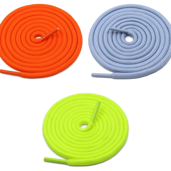 Grah Sangrah  GRAH SANGRAH® 3 Pair (1 Pair Per Single Color) Shoes laces Athletic Shoelaces for Sport, Running Casual Shoes Shoe Strings - 120 Cm