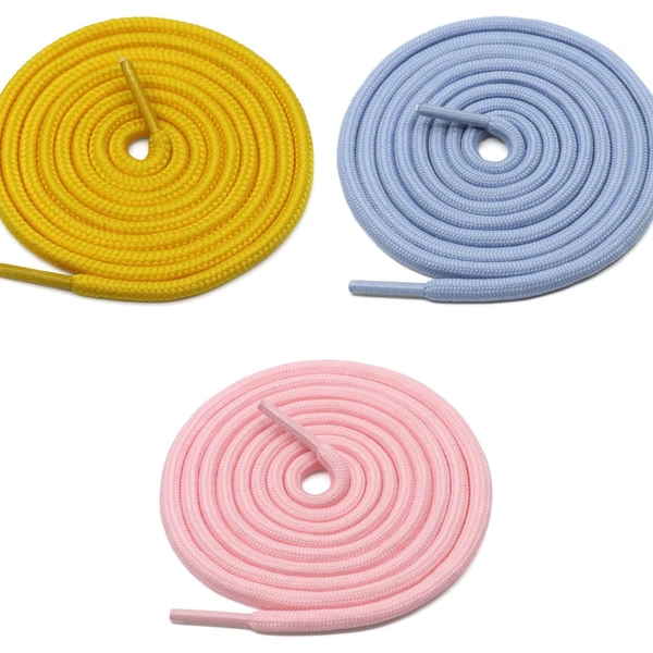 Grah Sangrah  GRAH SANGRAH® 3 Pair (1 Pair Per Single Color) Shoes laces Athletic Shoelaces for Sport, Running Casual Shoes Shoe Strings - 120 Cm