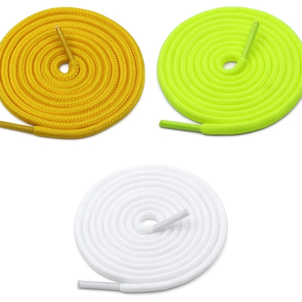 Grah Sangrah  GRAH SANGRAH® 3 Pair (1 Pair Per Single Color) Shoes laces Athletic Shoelaces for Sport, Running Casual Shoes Shoe Strings - 120 Cm