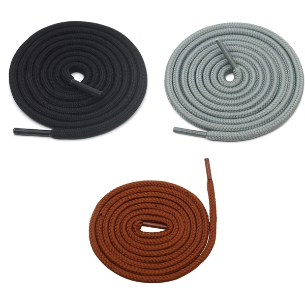 Grah Sangrah  GRAH SANGRAH® 3 Pair (1 Pair Per Single Color) Shoes laces Athletic Shoelaces for Sport, Running Casual Shoes Shoe Strings - 120 Cm