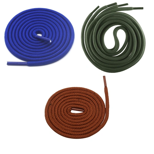 Grah Sangrah  GRAH SANGRAH® 3 Pair (1 Pair Per Single Color) Shoes laces Athletic Shoelaces for Sport, Running Casual Shoes Shoe Strings - 120 Cm