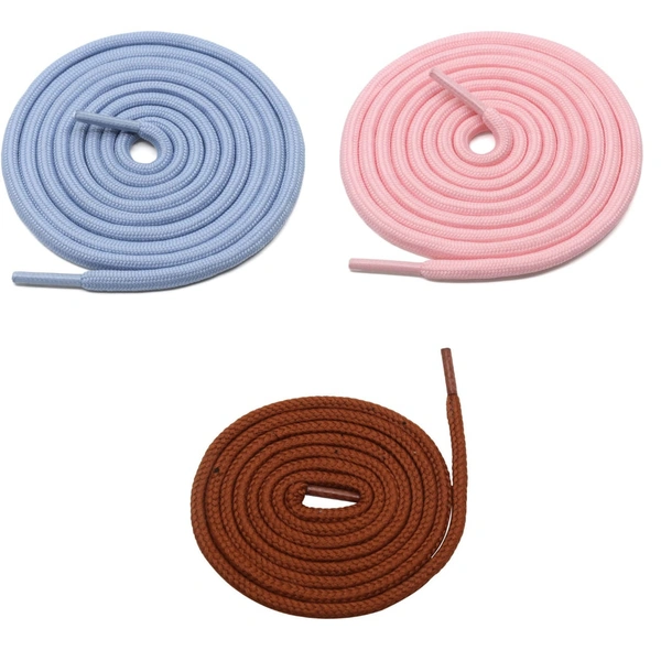 Grah Sangrah  GRAH SANGRAH® 3 Pair (1 Pair Per Single Color) Shoes laces Athletic Shoelaces for Sport, Running Casual Shoes Shoe Strings - 120 Cm