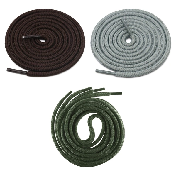 Grah Sangrah  GRAH SANGRAH® 3 Pair (1 Pair Per Single Color) Shoes laces Athletic Shoelaces for Sport, Running Casual Shoes Shoe Strings - 120 Cm