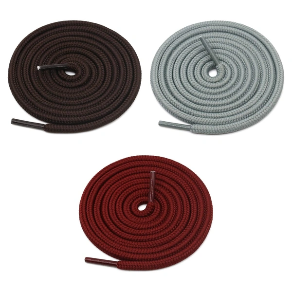 Grah Sangrah  GRAH SANGRAH® 3 Pair (1 Pair Per Single Color) Shoes laces Athletic Shoelaces for Sport, Running Casual Shoes Shoe Strings - 120 Cm