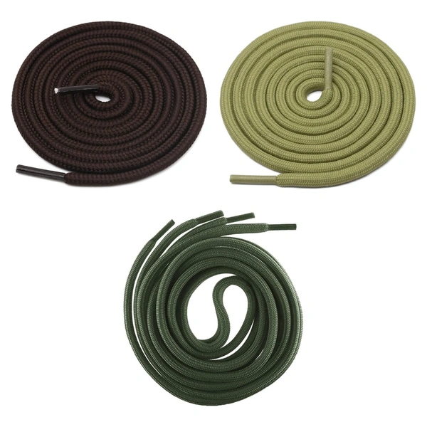 Grah Sangrah  GRAH SANGRAH® 3 Pair (1 Pair Per Single Color) Shoes laces Athletic Shoelaces for Sport, Running Casual Shoes Shoe Strings - 120 Cm