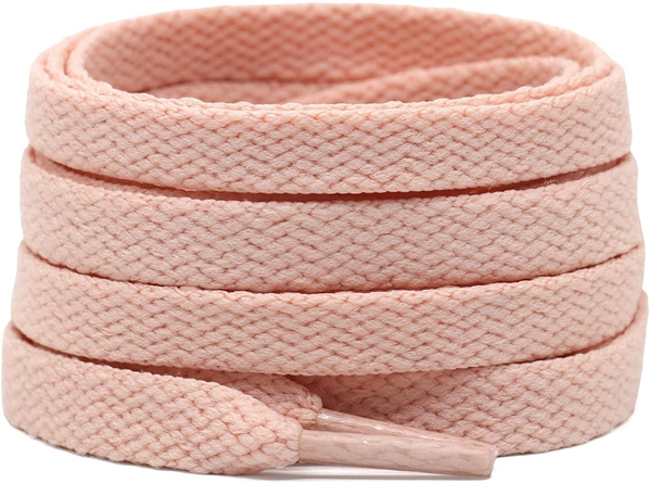 Grah Sangrah (2 Pair) Flat Shoe Laces 5/16" Wide Shoelaces For Athletic Running Sneakers Shoes Boot Strings - 120 Cm