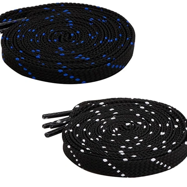 Grah Sangrah  GRAH SANGRAH® (2 Pair (1 Pair Per Single Color) Flat Shoelaces for Athletic Casual, Running, Sports Shoes Double Color Twill - 120 Cm