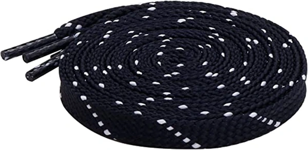 Grah Sangrah  GRAH SANGRAH® (2 Pair (1 Pair Per Single Color) Flat Shoelaces for Athletic Casual, Running, Sports Shoes Double Color Twill - 120 Cm