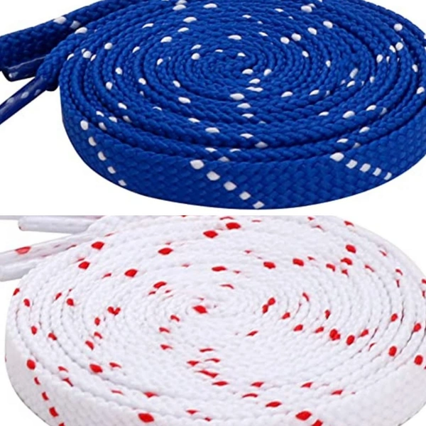 Grah Sangrah  GRAH SANGRAH® (2 Pair (1 Pair Per Single Color) Flat Shoelaces for Athletic Casual, Running, Sports Shoes Double Color Twill - 120 Cm