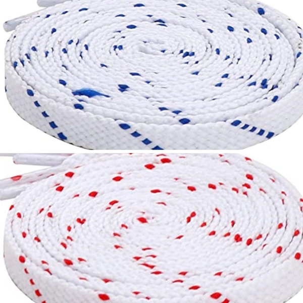Grah Sangrah  GRAH SANGRAH® (2 Pair (1 Pair Per Single Color) Flat Shoelaces for Athletic Casual, Running, Sports Shoes Double Color Twill - 120 Cm