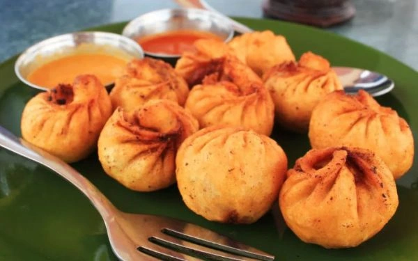 Veg Momos - Full, Fried