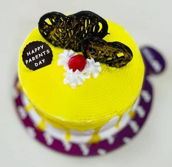 Choco Pineapple Cake - half