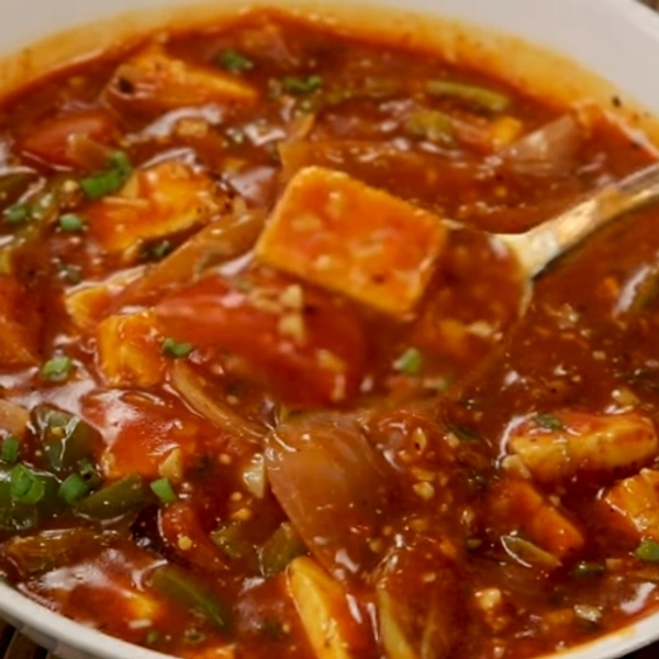 Paneer Chilli - Gravy