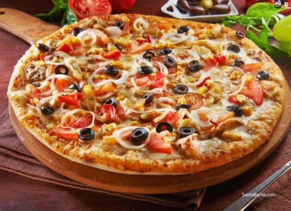 Chinese Pizza - Medium, Onion Prepared In Schezwan