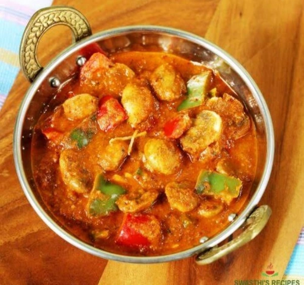 Kadai Mashroom - Full