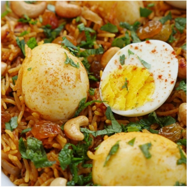 Egg Biryani - Half