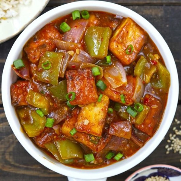 Paneer Chilli Gravy  - Full