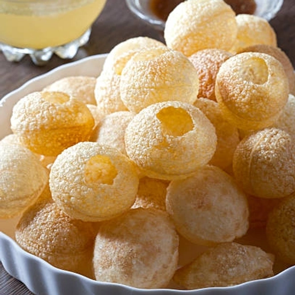 Aata Gol Gappa - Half, 6 Pice