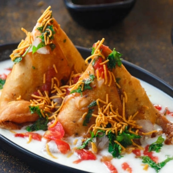 Samosa Chaat - Half