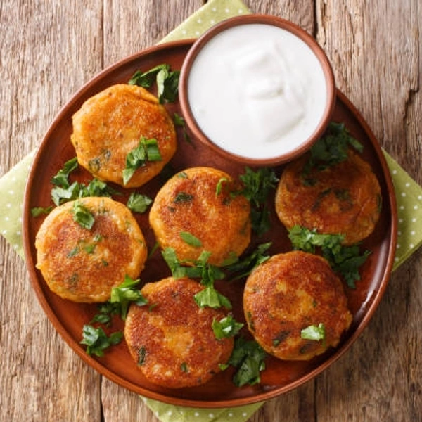 Aalu Tikki Chaat - Half