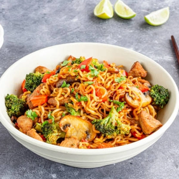 Mushroom Chowmein  - Half