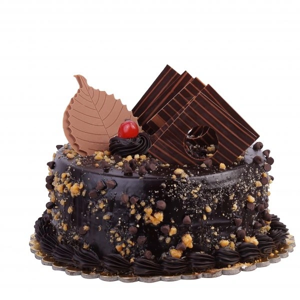 Black Forest Crunchy Cake - Gms