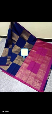 FABRIC : SOFT LICHI SILK CLOTH.*Kpr*DESIGN : BEAUTIFUL RICH PALLU & JACQUARD WORK ON ALL OVER THE SAREE.⬅️* - Multicolored , FreeSize 
