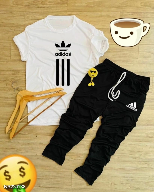 combo*❣️ *Surplus*❣️```Brand```     : *Adidas*```Pattern```  : *Tshirt Short* - White Black Red Yellow, L 